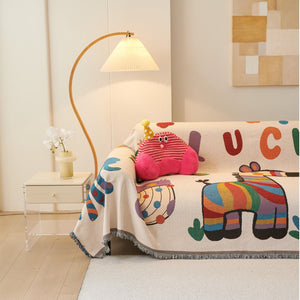 Colorful Zebra Couch & Sofa Cover - Collisel