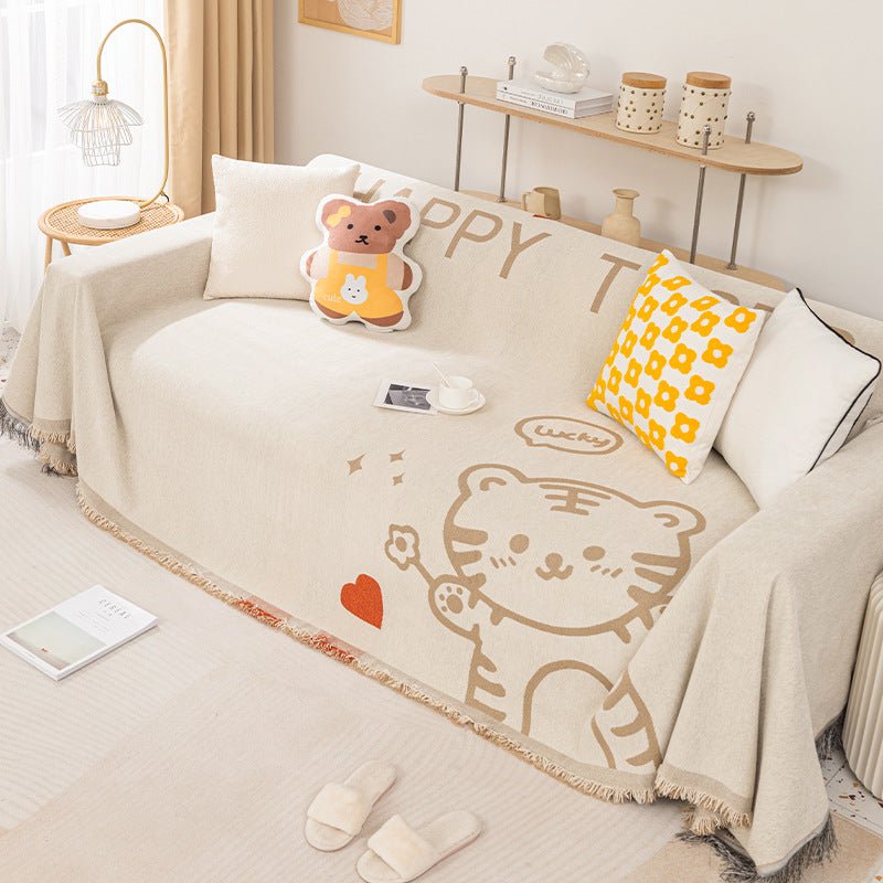Happy Tiger Couch & Sofa Cover - Collisel
