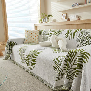 Palm Leaves Couch & Sofa Cover - Collisel