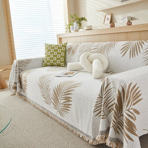 Palm Leaves Couch & Sofa Cover - Collisel