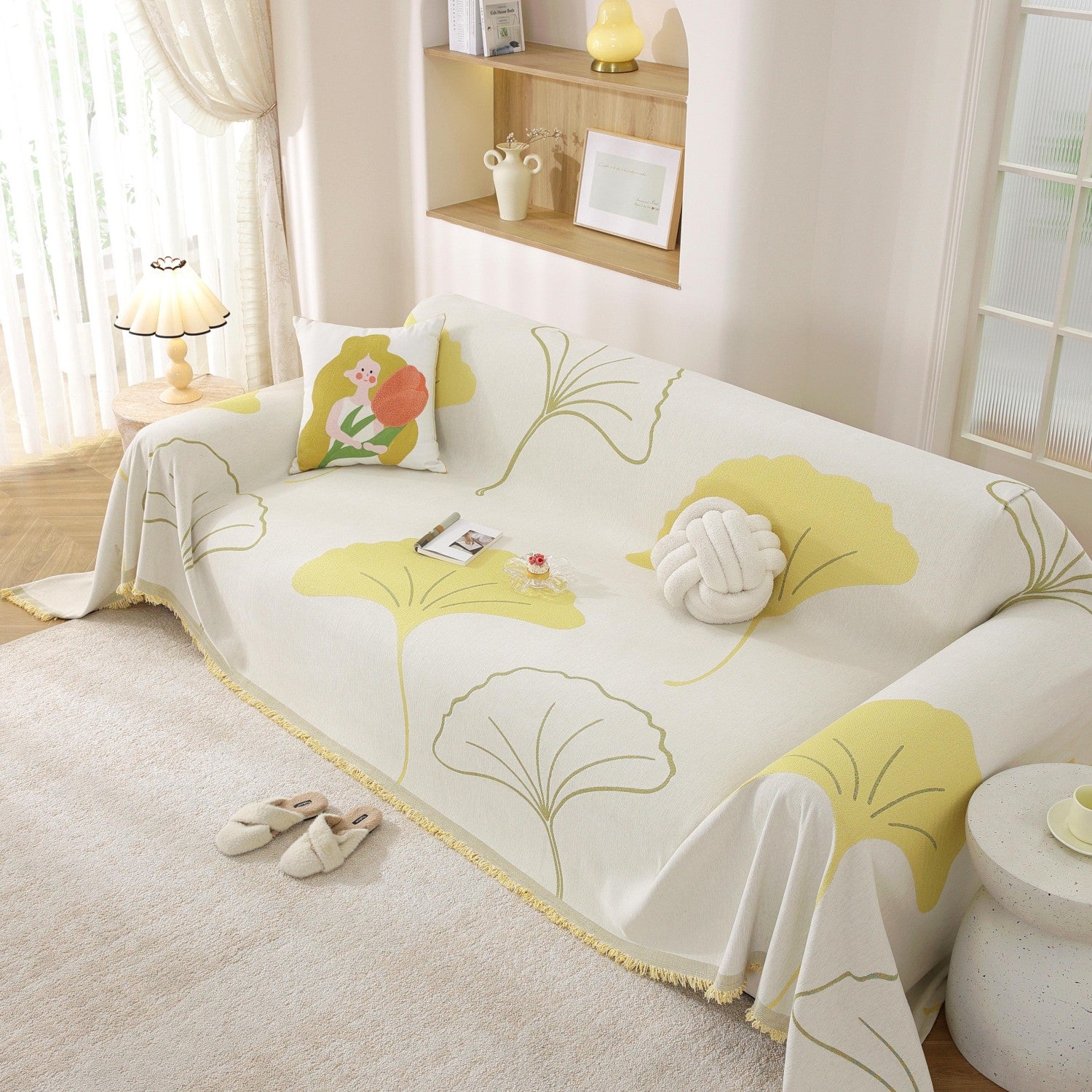 Croniis® GinkgoLeaves Sofa Cover
