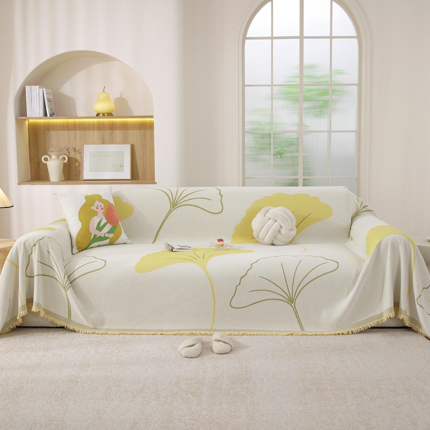 Croniis® GinkgoLeaves Sofa Cover