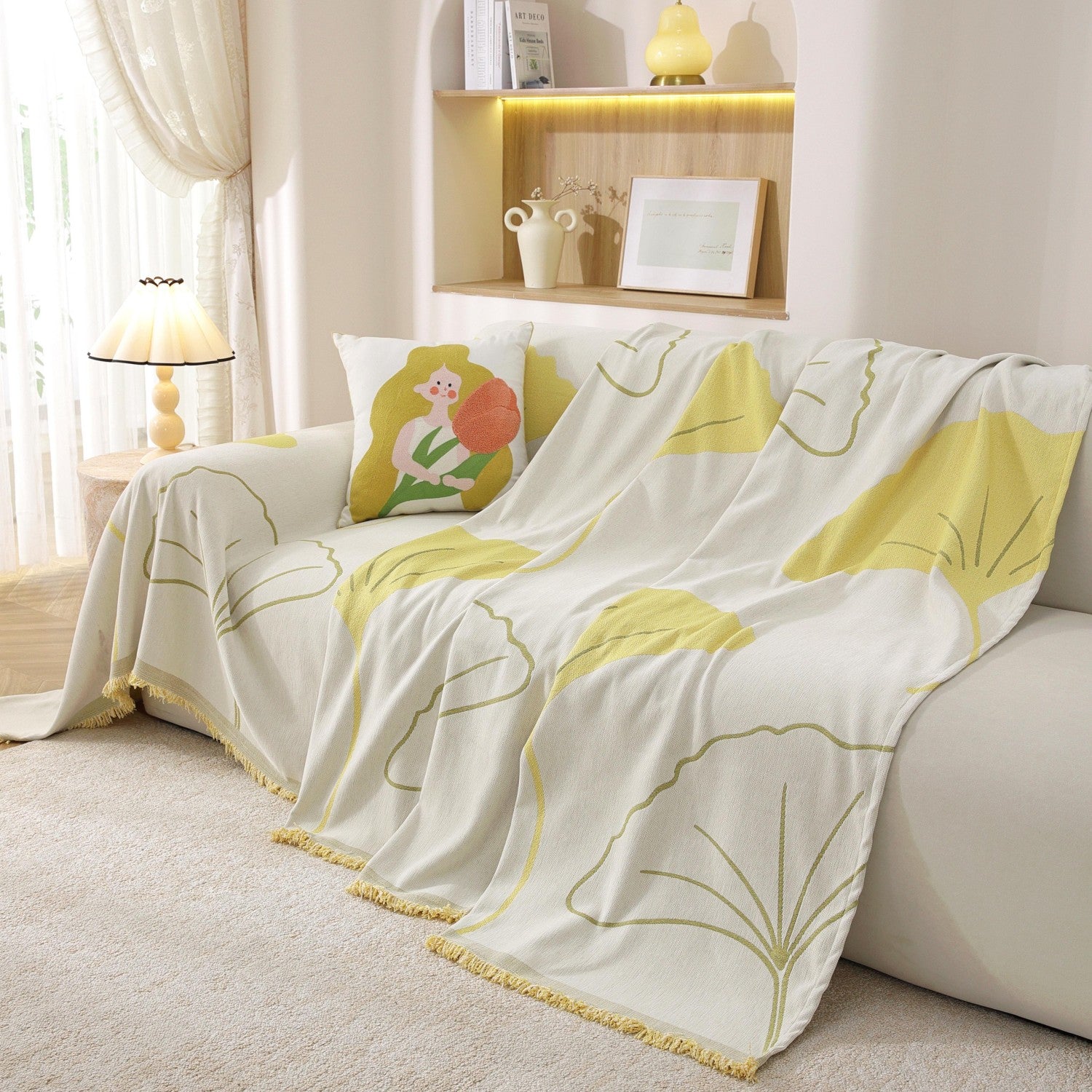 Croniis® GinkgoLeaves Sofa Cover