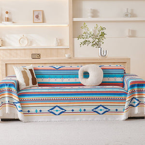 Blue Mediterranean Couch & Sofa Cover - Collisel