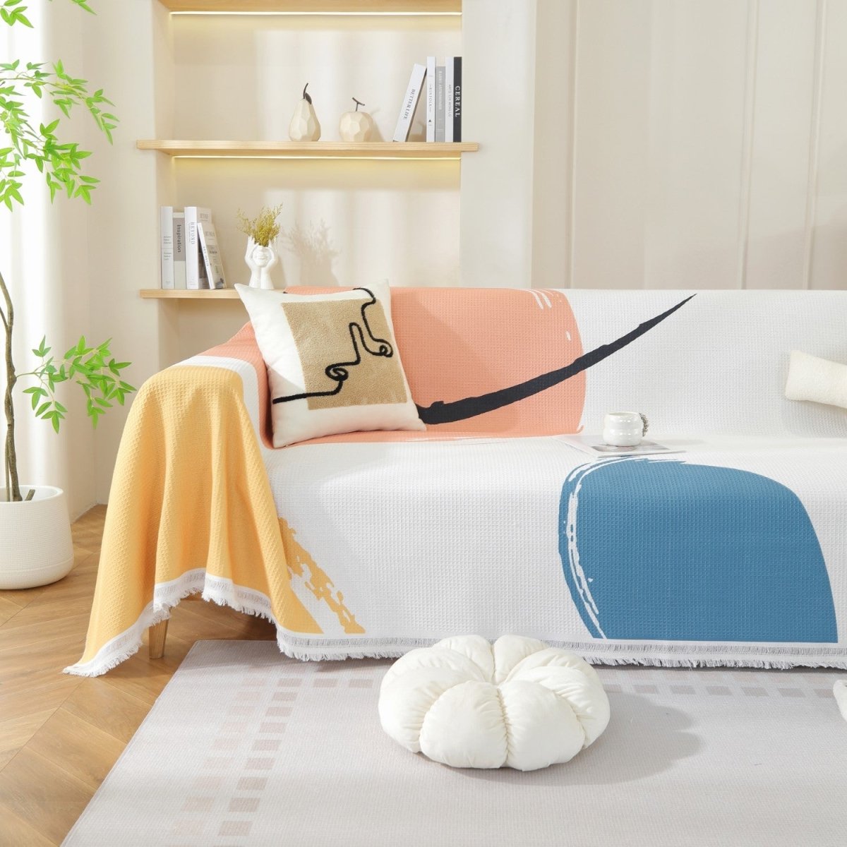 Color Block Couch & Sofa Cover - Collisel