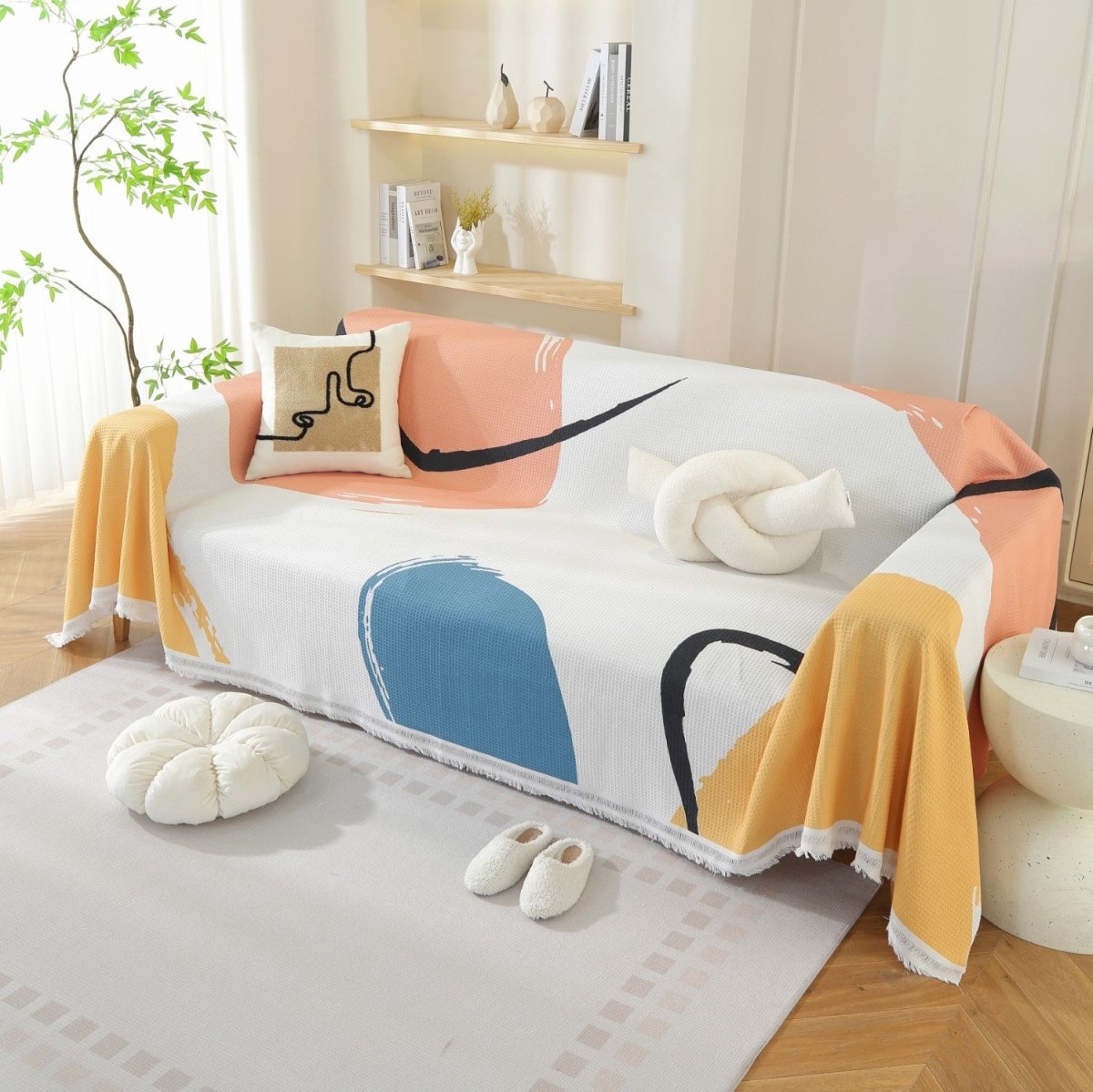 Color Block Couch & Sofa Cover - Collisel