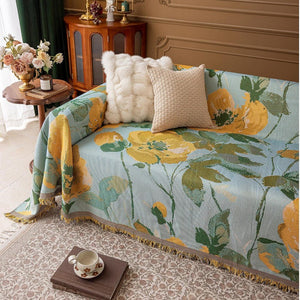 Gilded Poppy Couch & Sofa Cover - Collisel