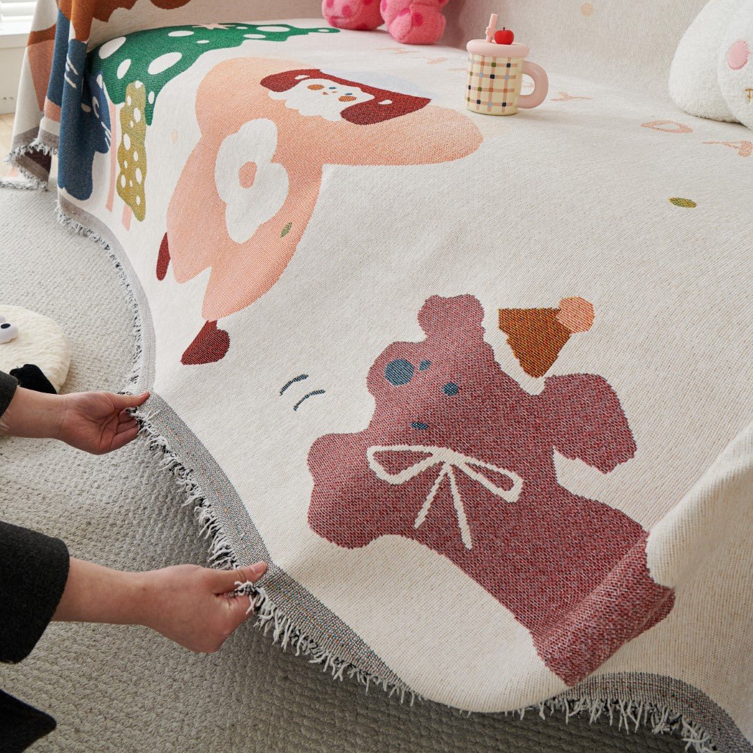 Happy Girl Couch & Sofa Cover - Collisel