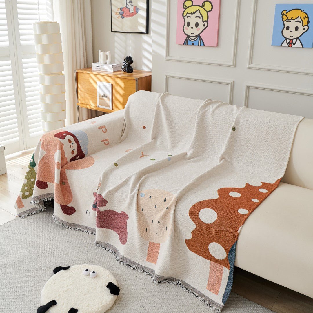 Happy Girl Couch & Sofa Cover - Collisel