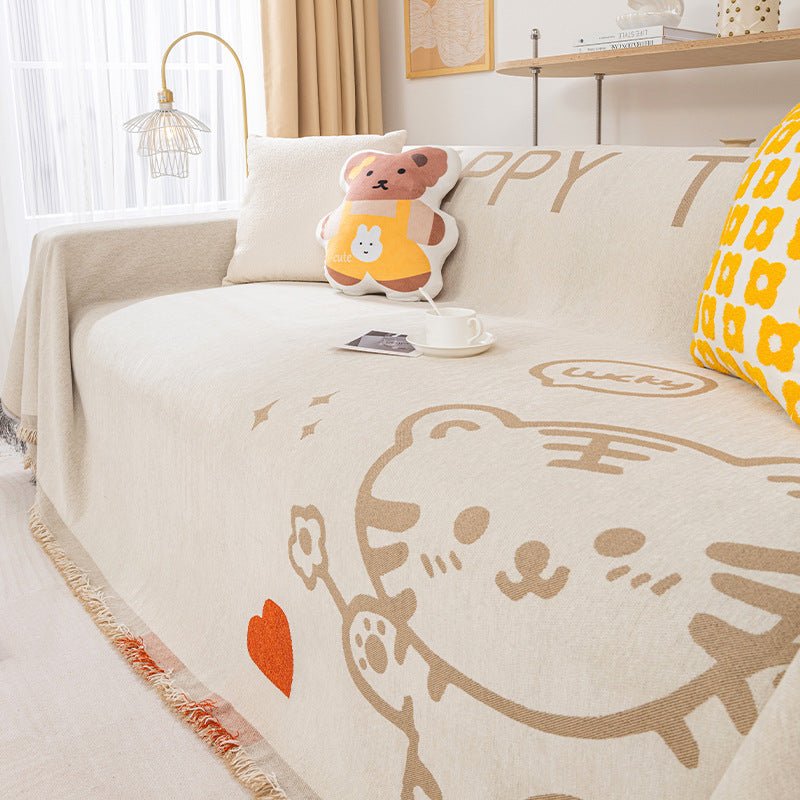 Happy Tiger Couch & Sofa Cover - Collisel