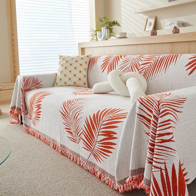Palm Leaves Couch & Sofa Cover - Collisel
