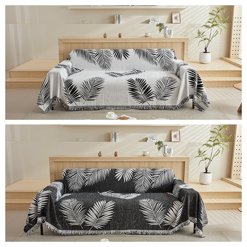 Palm Leaves Couch & Sofa Cover - Collisel