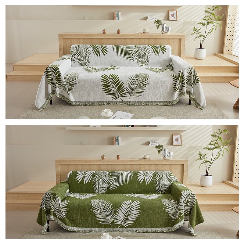 Palm Leaves Couch & Sofa Cover - Collisel
