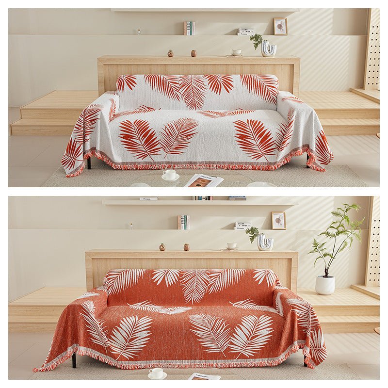 Palm Leaves Couch & Sofa Cover - Collisel