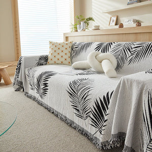 Palm Leaves Couch & Sofa Cover - Collisel