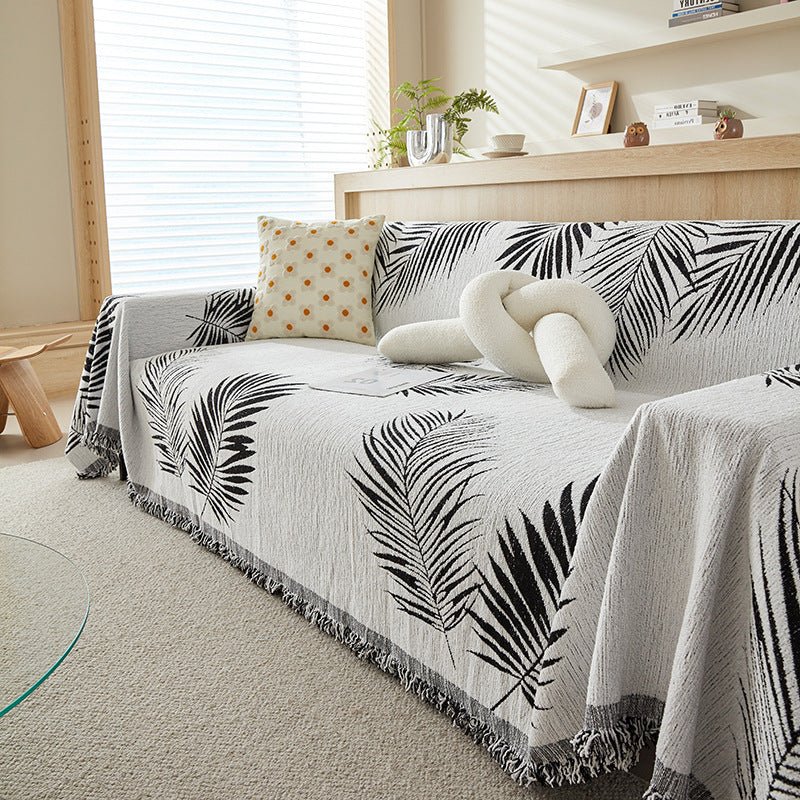 Palm Leaves Couch & Sofa Cover - Collisel