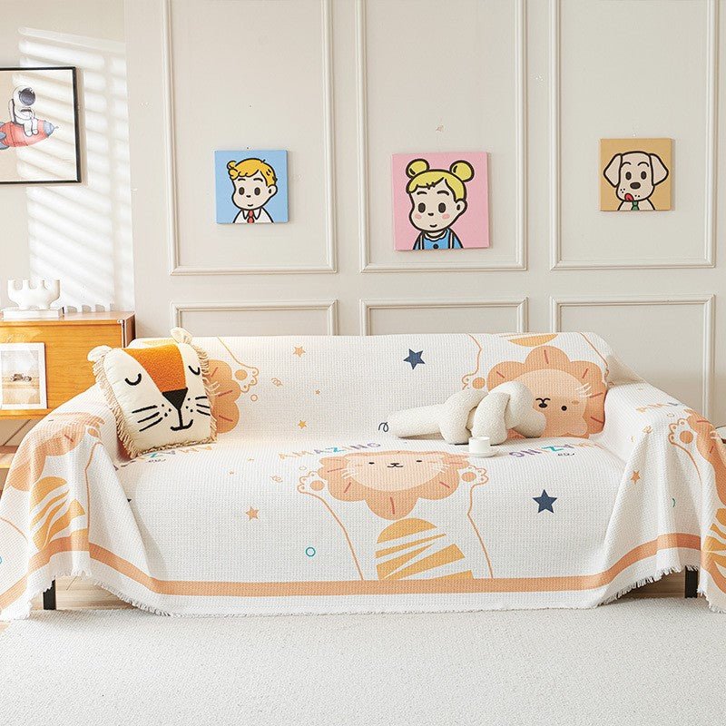 Sunshine Lion Couch & Sofa Cover - Collisel