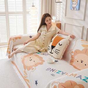 Sunshine Lion Couch & Sofa Cover - Collisel
